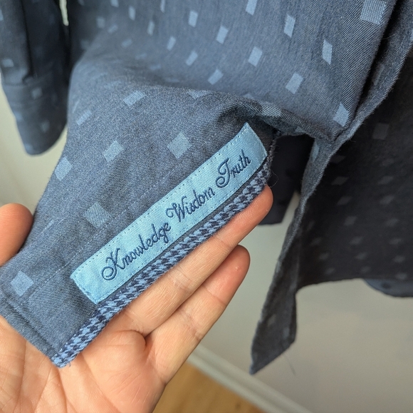 ROBERT GRAHAM Men Casual Button Down Shirt Size XL Tailored Fit Blue Color - Picture 4 of 13